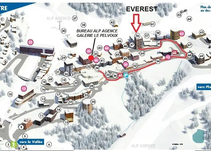 Résidence L'everest - Pour 4 Personnes 724 Appartement La Plagne